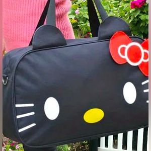 HELLO KITTY TRAVEL CROSSBODY WEEKENDER BAG